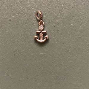Pandora me silver 1clear cz anchor charm NWOT/RETIRED